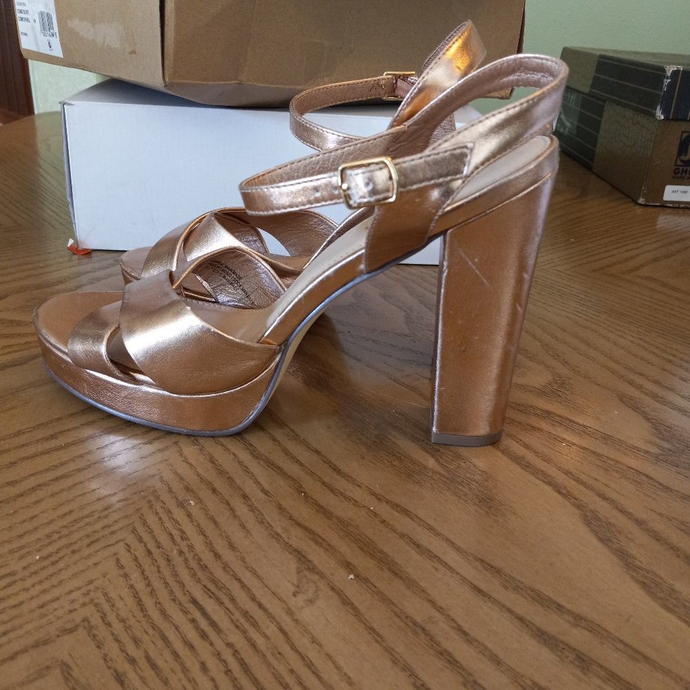 Gold Strap Sandals